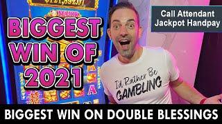 ⋆ Slots ⋆ My BIGGEST JACKPOT OF 2021!!!! ⋆ Slots ⋆ Double Blessings Jackpot Handpay