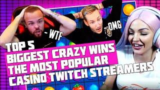 TOP 5 BIGGEST CRAZY WINS OF THE WEEK | THE MOST POPULAR CASINO TWITCH STREAMERS |  VIDEO SLOTS