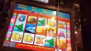 Outback Jack Fishing bonus. Max bet! Spin right after $500 gold mine win!