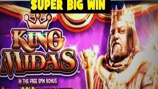 •SUPER BIG WIN•KING MIDAS Slot machine (WMS)•The power of 10 x !  $1.50 Bet 栗スロット