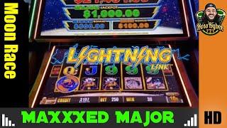 LIVE!! Lightning Link Moon Race Slot Machine Maxed Major $1,000