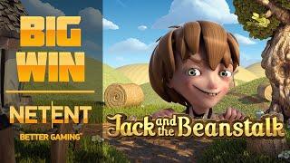 Big win in Jack and the beanstalk slot | NetEnt