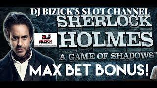 ~$$ MAX BET BONUS $$~ Sherlock Holmes Slot Machine! ~ FIRST TRY! • DJ BIZICK'S SLOT CHANNEL