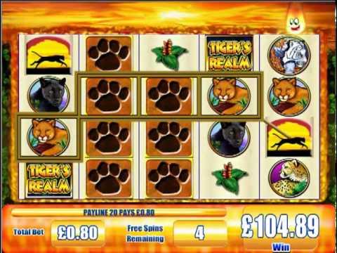 £214.10 MEGA BIG WIN (267 X STAKE) ON TIGER'S REALM™SLOT GAME AT JACKPOT PARTY®