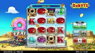 Donuts slot machine by Big Time Gaming gameplay ⋆ Slots ⋆ SlotsUp