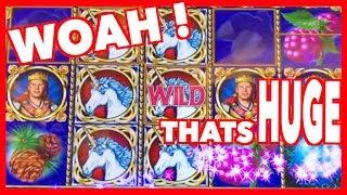 • HUGE Win on Enchanted Unicorn •  + Fun Roulette Bonus Round !