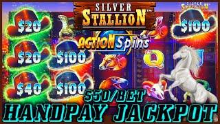 NEW SLOT⋆ Slots ⋆️ Silver Stallion Fiery Hot Jackpots HANDPAY JACKPOT HIGH LIMIT $50 Bonus Round