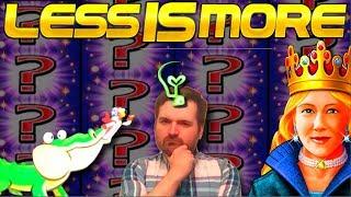 LESS IS MORE! BIG WINS! Try This Slot Strategy to Help Yourself Win More! • sdguy1234