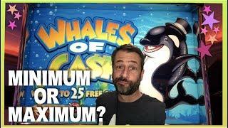 WHALES OF CASH! CAN I GET ANY GOOD WINS AT MAX BET? LET'S PLAY SOME SLOTS!