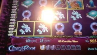 Crystal Forest Slot Machine FREE SPINS - Bonus Round Retriggers!