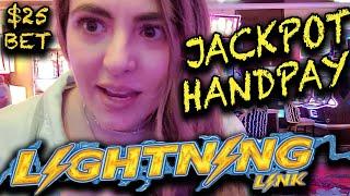 INSANE Handpay Jackpot with a MEGA ORB on Lightning Link Slot Machine!