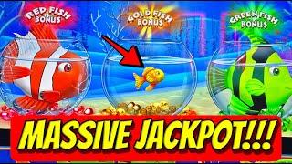 BIGGEST JACKPOT HANDPAY EVER!!! on Goldfish
