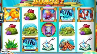 GOLD FISH Video Slot Casino Game with a PICK A BUBBLE BONUS