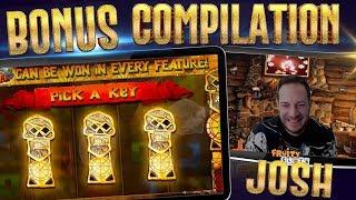 Slots Bonus Compilation inc Lucky Lady Charm 10, Goonies + more