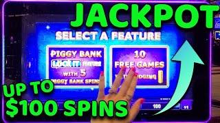 The LUCKIEST Piggy Bankin' Slot at Cosmo Las Vegas Hits JACKPOT!