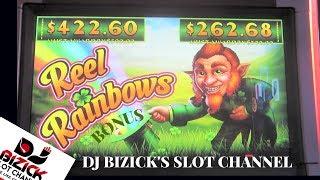 ~*** FREE SPIN BONUS ***~ Reel Rainbows Slot Machine! ~ BIG SYMBOLS! • DJ BIZICK'S SLOT CHANNEL