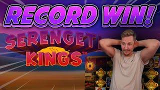 RECORD WIN!!! Serengeti Kings BIG WIN - Casino Slots from Casinodaddys live stream