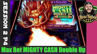 ••MAX BET Mighty Cash Double Up Dragon BETTER THAN A JACKPOT !!••
