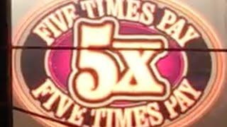 3x4x5x Double Dollars •LIVE PLAY• Slot Machine in Las Vegas