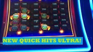 $100 into NEW QUICK HITS ULTRA MAX BET