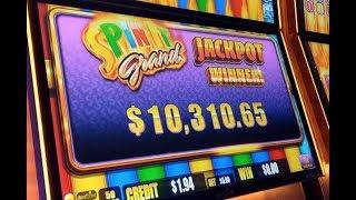 HUGE $10,000+ GRAND JACKPOT | 2,100X+ BET| On Spin It Grand | HANDPAY | Talking Stick