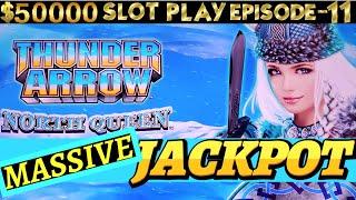 BIGGEST Handpay Jackpot On YouTube For NEW Thunder Arrow Konami Slot | SEASON 6 | EPISODE #11