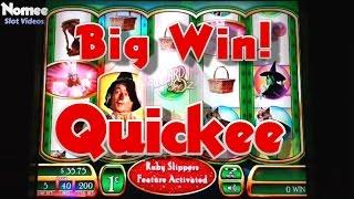 Ruby Slippers Slot Machine - Big Win - Nomee Quickee