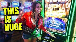 SECONDS To SPARE & We Win This RIDICULOUS 200X+ JACKPOT In Vegas!