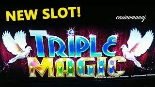 New!! - Triple Magic Slot - MAX BET! - Slot Machine Bonus