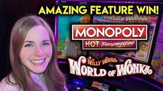 AWESOME WIN! World of Wonka Slot Machine! BONUS!!