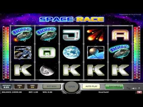 Free Space Race slot machine by Play'n Go gameplay ★ SlotsUp