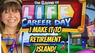 TIME TO RETIRE TO A ISLAND! GAME OF LIFE CAREER DAY SLOT BONUS