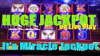 •Miracle ! HUGE JACKPOT! •Timber Wolf Deluxe Slot HAND PAY ! •MAX30(#15)•$2.50 MAX BET All Live !
