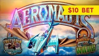 Aeronauts Slot - $10 Max Bet - AWESOME 