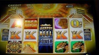 Inca Fortune JACKPOT REEL POWER Slot Machine Free Spins Bonus Round Win