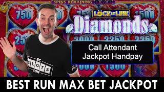 BEST RUN Max Bet JACKPOT ⋆ Slots ⋆ Lock It Link DIAMONDS at Agua Caliente