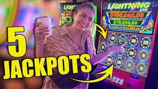 5 JACKPOTS! Now This Is Why Mornings Are Better In Vegas ⋆ Slots ⋆