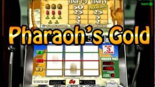 Pharaoh's Gold Slot Machine Video at Slots of Vegas