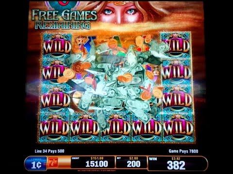 Sea Goddess Slot Machine *BIG WIN* Bonus - Locking “Hot Zone” Feature!