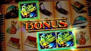 Rising Fortunes LIVE BONUS on 5c WMS Video Slots