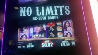 Sons of Anarchy Slot Machine Bonus & No Limit Respin