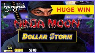 KNOCKIN' ON JACKPOT'S DOOR! Dollar Storm Ninja Moon Slot - AWESOME COMEBACK!