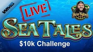 LIVE Slots! WMS SEA TALES $10k Challenge HandPays Jackpots