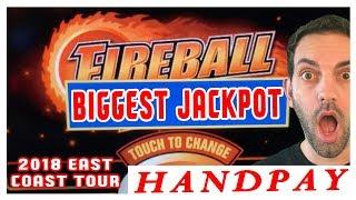 • BIGGEST. JACKPOT. POSSIBLE. on FIREBALL High Limit Slots •EAST COAST TOUR • BCSlots