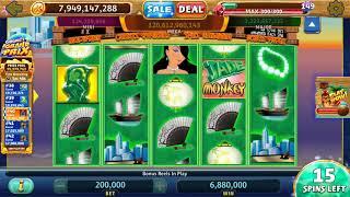 JADE MONKEY Video Slot Casino Game with a RETRIGGERED FREE SPIN BONUS