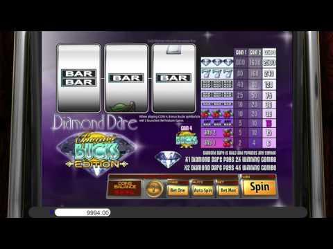 Free Diamond Dare Bucks slot machine by Saucify gameplay ★ SlotsUp