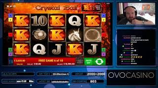 Big Bet!! Super Big Win From Crystal Ball Slot At OVO Casino!!