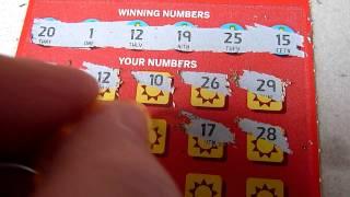 Careless miss of a winning number - $10,000 a week for 20 years - The Good Life scratchcard