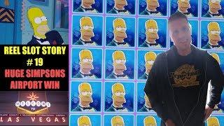 Huge Simpsons Airport Win with Slot Mole • Reel Slot Story 19 By The Shamus