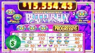 ++NEW Triple Double Butterfly Sevens 5c slot machine